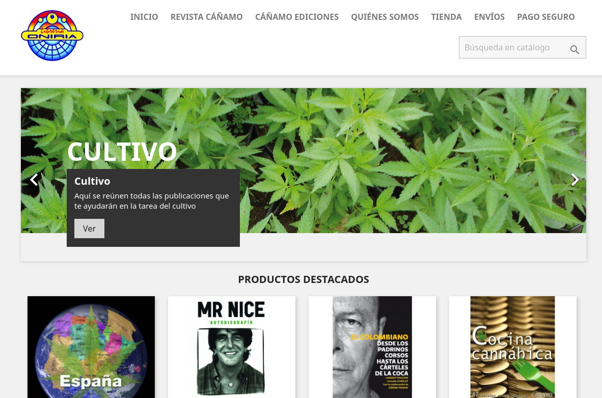 Web Libreria Oniria